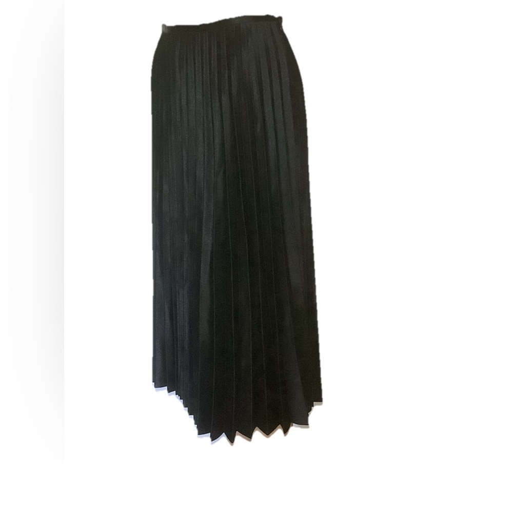 Banana Republic Midi skirt pleated size 4 black nwot - Picture 8 of 8